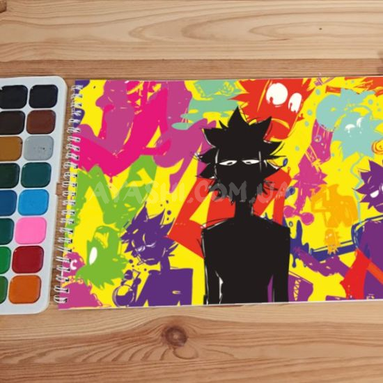 Альбом для рисования №0031 А4 Rick and Morty Для акварелі - 12 сторінок щільність 200г/м 