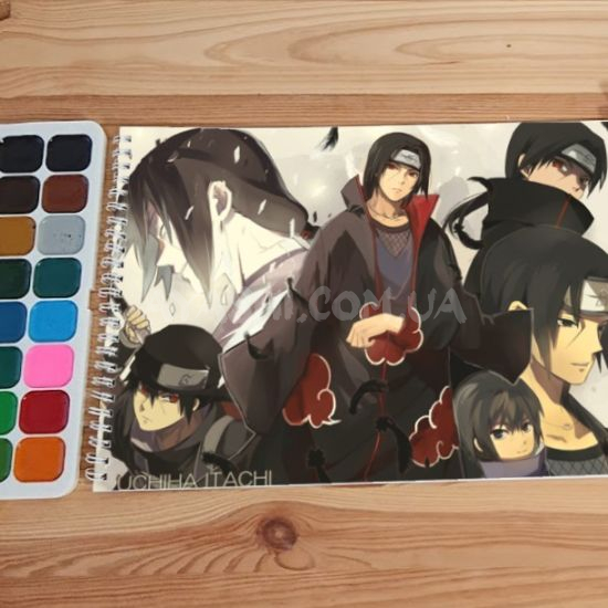 Альбом для рисования №0035 А4 Naruto  Для акварелі - 12 сторінок щільність 200г/м 