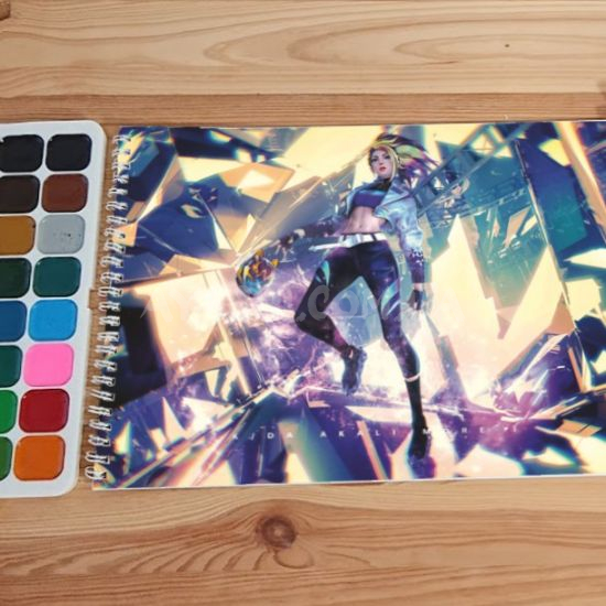 Альбом для рисования №0042 А4 League of Legends Для акварелі - 12 сторінок щільність 200г/м 