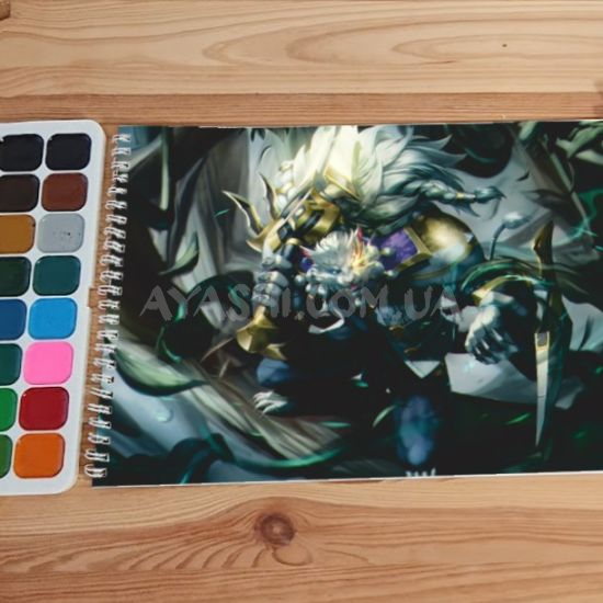 Альбом для рисования №0043 А4 League of Legends Для акварелі - 12 сторінок щільність 200г/м 