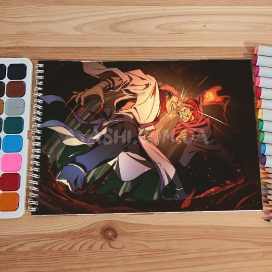 Альбом для рисования №0033 А4 Jujutsu Kaisen Мікс 15 сторінок 160 г/м + 5 сторінок 200г/м