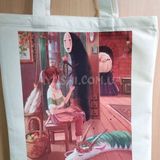 4552 Шопер Spirited Away  Білий