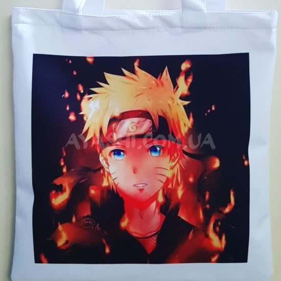 4529 Шопер Naruto Наруто Білий