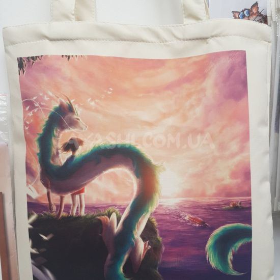 4553 Шопер Spirited Away  Білий