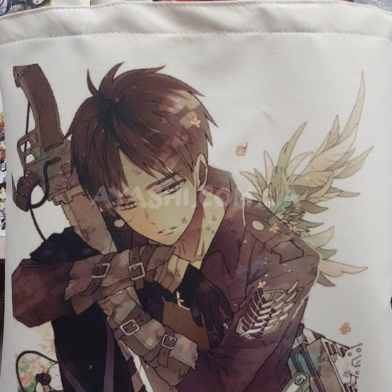 4575 Шопер Attack on Titan Кремовий