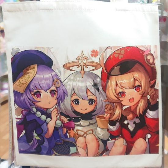 4619 Шопер Genshin Impact Молочний