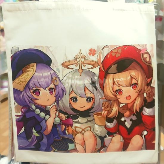 4619 Шопер Genshin Impact Кремовий