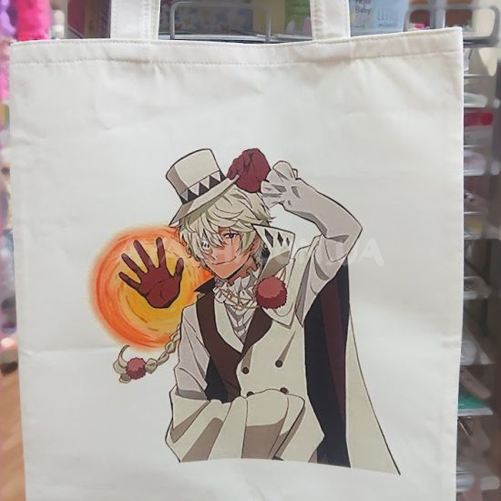 4724 Шопер Bungo Stray Dogs  Молочний