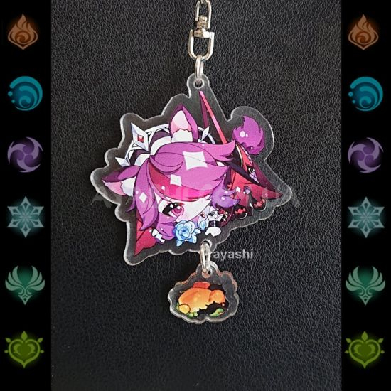 Брелок акриловий фігурка Genshin Impact БРФ-0014-34 Розарія з підвіской Брелок акриловий фігурка Genshin Impact БРФ-0014-34 Розарія з підвіской