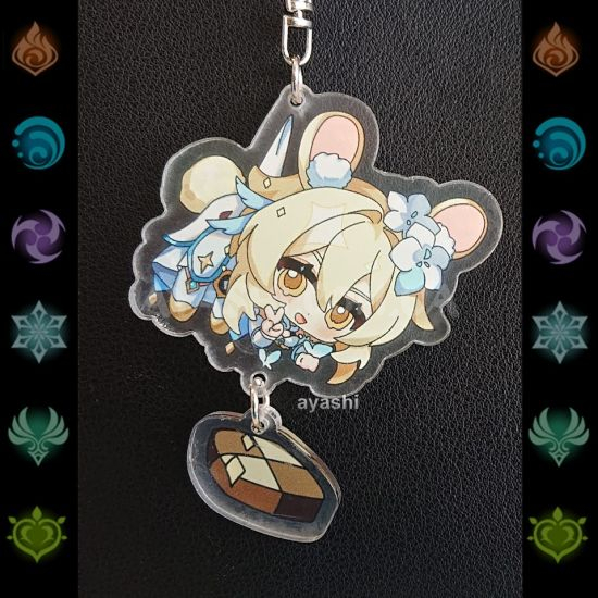 Брелок акриловий фігурка Genshin Impact БРФ-0014-46 Люмін з підвіской Брелок акриловий фігурка Genshin Impact БРФ-0014-46 Люмін з підвіской