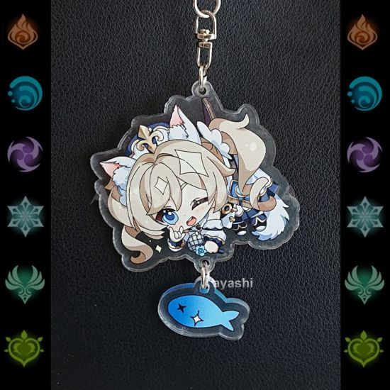 Брелок акриловий фігурка Genshin Impact БРФ-0014-47 Барбара з підвіской Брелок акриловий фігурка Genshin Impact БРФ-0014-47 Барбара з підвіской