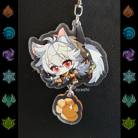 Брелок акриловий фігурка Genshin Impact БРФ-0014-48 Рейзор з підвіской Брелок акриловий фігурка Genshin Impact БРФ-0014-48 Рейзор з підвіской