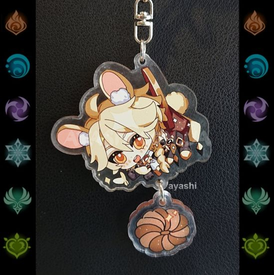 Брелок акриловый фигурка Genshin Impact  БРФ-0014-49 Итэр подвеской Брелок акриловый фигурка Genshin Impact  БРФ-0014-49 Итэр подвеской