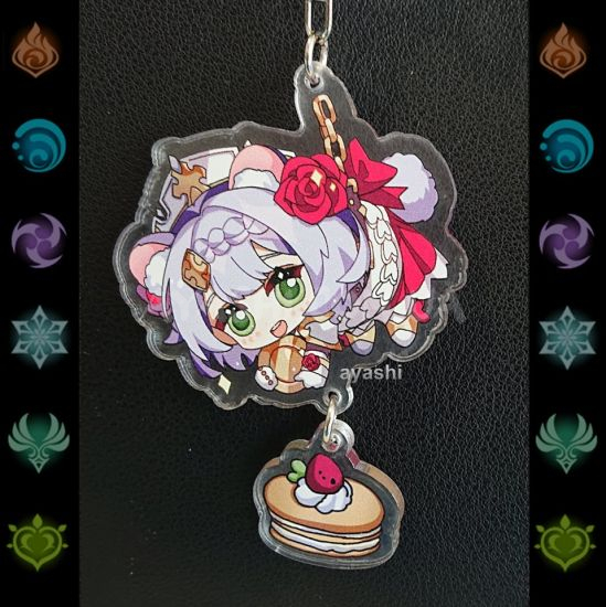 Брелок акриловый фигурка Genshin Impact  БРФ-0014-51 Ноэлль подвеской Брелок акриловый фигурка Genshin Impact  БРФ-0014-51 Ноэлль подвеской