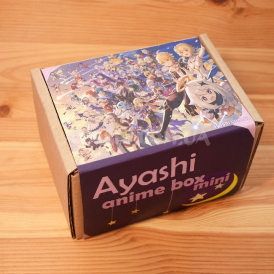 Подарунковий аніме бокс Genshin Impact міні Подарунковий аніме бокс Genshin Impact міні