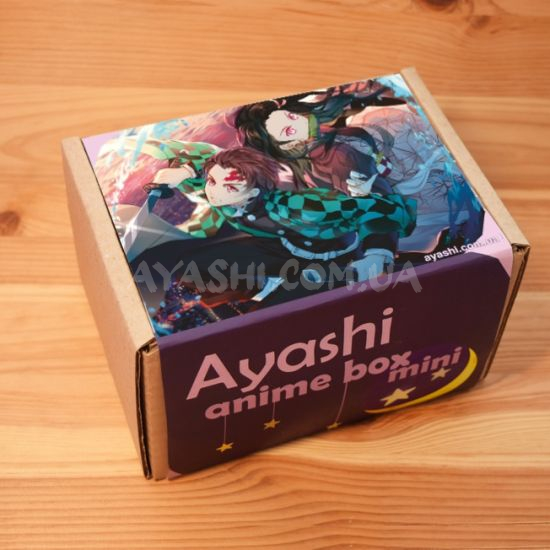 Подарочный аниме бокс Demon Slayer мини Подарочный аниме бокс Demon Slayer мини