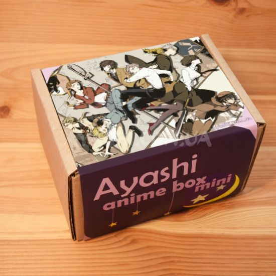 Подарочный анимебокс Bungou Stray Dogs мини Подарочный анимебокс Bungou Stray Dogs мини