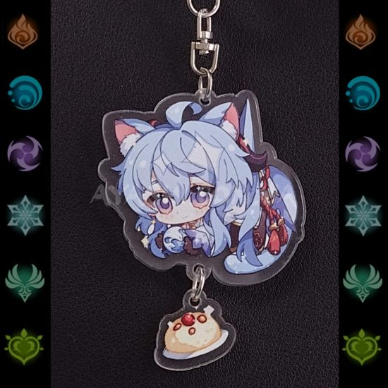 Брелок акриловий фігурка Genshin Impact БРФ-0014-03 Гань Юй з підвіской Брелок акриловий фігурка Genshin Impact БРФ-0014-03 Гань Юй з підвіской