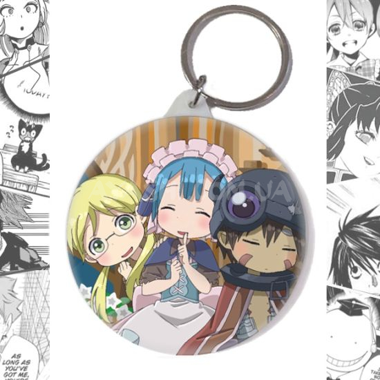 Брелок Made in Abyss  BR-58-004312 Ріко з Маруруком та Регом Брелок Made in Abyss  BR-58-004312 Ріко з Маруруком та Регом