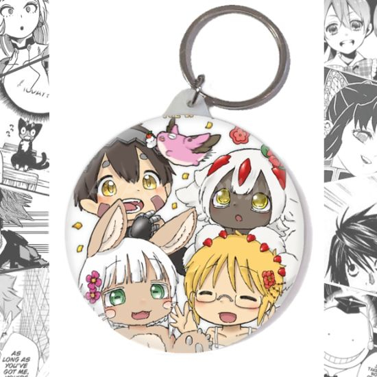 Брелок Made in Abyss  BR-58-004319 Ріко, Рег, Наначі та Фапута  Брелок Made in Abyss  BR-58-004319 Ріко, Рег, Наначі та Фапута 