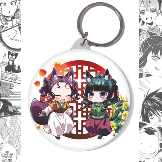 Брелок Kusuriya no Hitorigoto BR-58-004324 Шісуй та Маомао  Брелок Kusuriya no Hitorigoto BR-58-004324 Шісуй та Маомао 