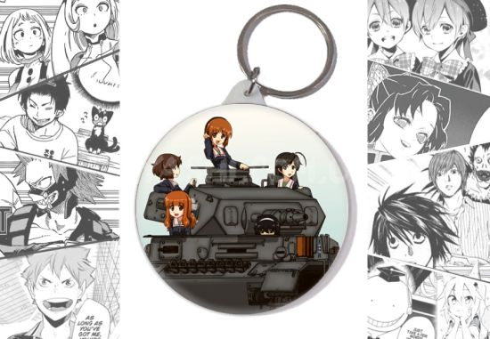 Брелок Girls und Panzer BR-001364 Брелок Girls und Panzer BR-001364