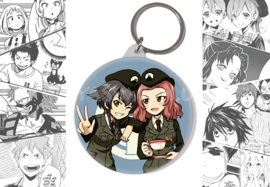 Брелок Girls und Panzer BR-58-001370 Брелок Girls und Panzer BR-58-001370