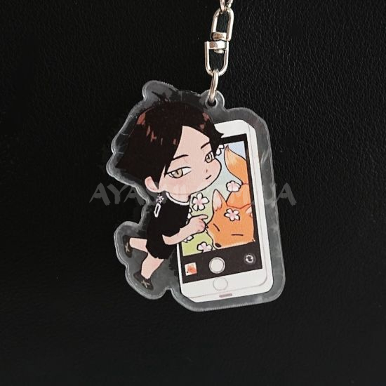 Брелок акриловый фигурка Волейбол Haikyuu!! БРФ-0002-14 Ринтаро Суна Брелок акриловый фигурка Волейбол Haikyuu!! БРФ-0002-14 Ринтаро Суна
