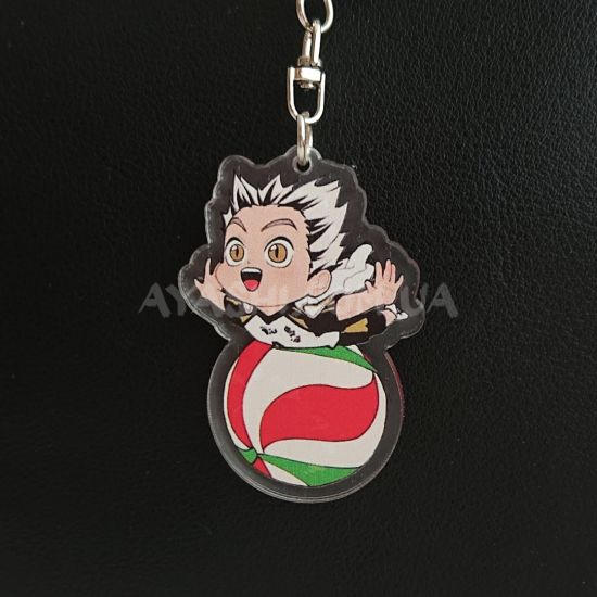 Брелок акриловий фігурка Волейбол Haikyuu!! БРФ-0002-18 Котаро Бокуто Брелок акриловий фігурка Волейбол Haikyuu!! БРФ-0002-18 Котаро Бокуто