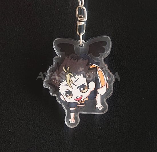 Брелок акриловий фігурка Волейбол Haikyuu!! БРФ-0002-06 Нішиноя Брелок акриловий фігурка Волейбол Haikyuu!! БРФ-0002-06 Нішиноя