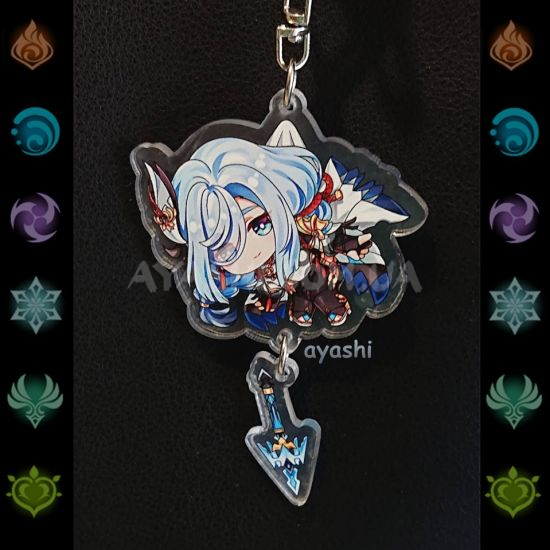 Брелок акриловий фігурка Genshin Impact БРФ-0014-31 Шень Хе з підвіской Брелок акриловий фігурка Genshin Impact БРФ-0014-31 Шень Хе з підвіской