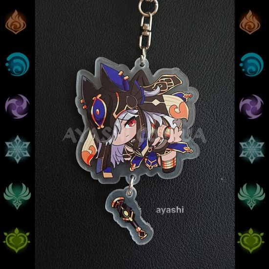Брелок акриловый фигурка Genshin Impact  БРФ-0014-62 Сайно с подвеской Брелок акриловый фигурка Genshin Impact  БРФ-0014-62 Сайно с подвеской