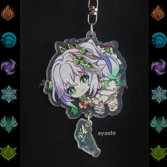 Брелок акриловый фигурка Genshin Impact  БРФ-0014-58 Нахида подвеской Брелок акриловый фигурка Genshin Impact  БРФ-0014-58 Нахида подвеской