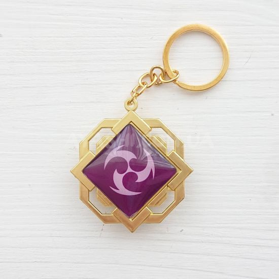 Брелок Око бога Електро Лі Юе Genshin Impact Брелок Око бога Електро Лі Юе Genshin Impact