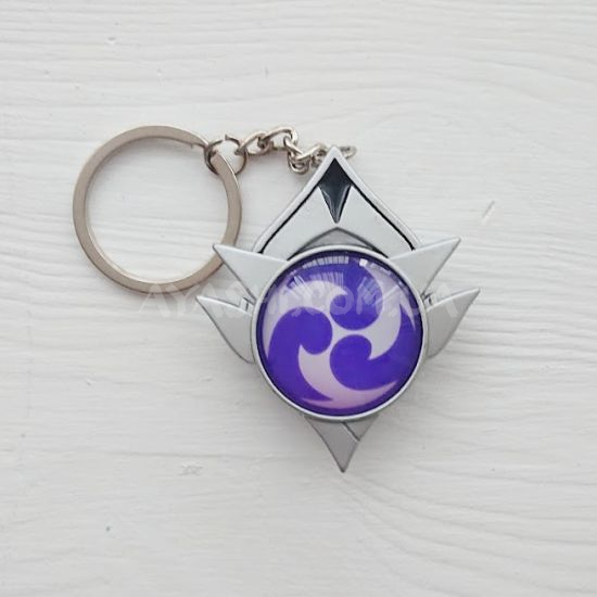 Брелок Око бога Електро Сніжна Genshin Impact Брелок Око бога Електро Сніжна Genshin Impact