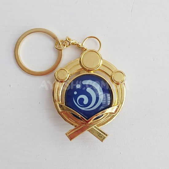 Брелок Око бога ГІДРО Інадзума Genshin Impact Брелок Око бога ГІДРО Інадзума Genshin Impact