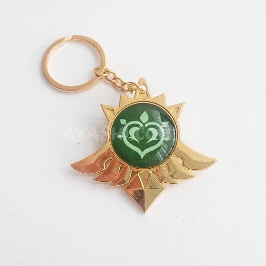 Брелок Глаз бога ДЕНДРО Мондштадт Genshin Impact  Брелок Глаз бога ДЕНДРО Мондштадт Genshin Impact 
