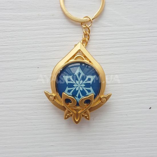 Брелок Глаз бога Крио Сумеру  Genshin Impact  Брелок Глаз бога Крио Сумеру  Genshin Impact 