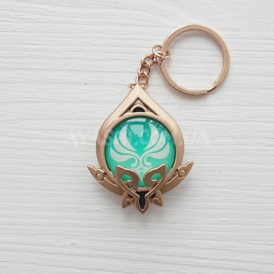 Брелок Глаз бога Анемо Сумеру Genshin Impact  Брелок Глаз бога Анемо Сумеру Genshin Impact 