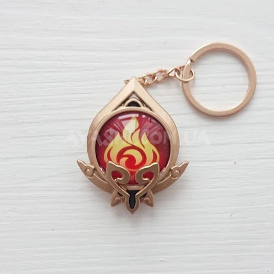 Брелок Око бога Піро Сумеру Genshin Impact Брелок Око бога Піро Сумеру Genshin Impact
