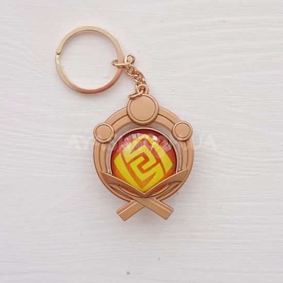 Брелок Око бога ГЕО Інадзума Genshin Impact Брелок Око бога ГЕО Інадзума Genshin Impact