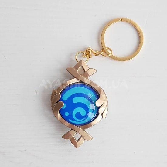 Брелок Око бога ГІДРО Фонтейн Genshin Impact Брелок Око бога ГІДРО Фонтейн Genshin Impact