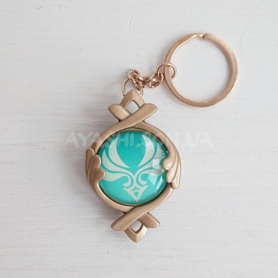 Брелок Око бога Анемо Фонтейн Genshin Impact Брелок Око бога Анемо Фонтейн Genshin Impact