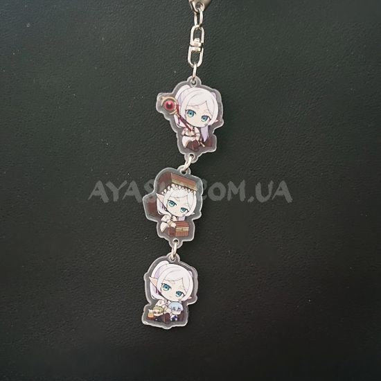 Брелок акриловий Sousou no Frieren БРФ-0007-01 Фрірен 3в1 Брелок акриловий Sousou no Frieren БРФ-0007-01 Фрірен 3в1