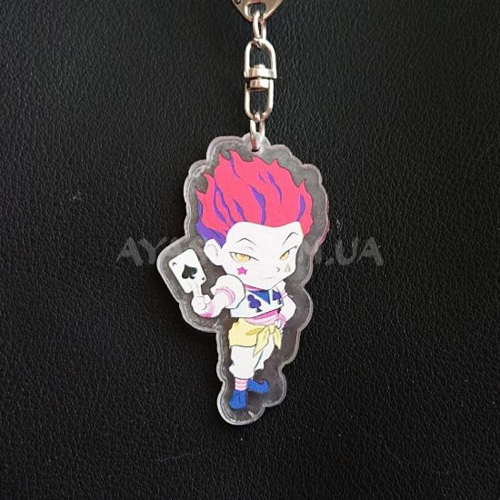 Брелок акриловый фигурка Hunter x Hunter БРФ-0012-01 Хисока  Брелок акриловый фигурка Hunter x Hunter БРФ-0012-01 Хисока 
