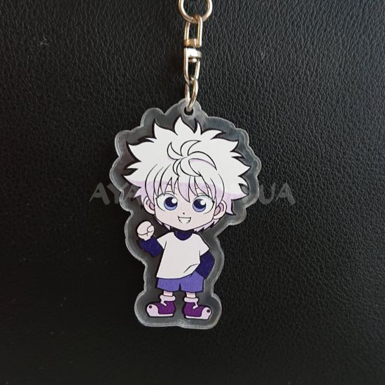 Брелок акриловый фигурка Hunter x Hunter БРФ-0012-02 Киллуа Золдик  Брелок акриловый фигурка Hunter x Hunter БРФ-0012-02 Киллуа Золдик 