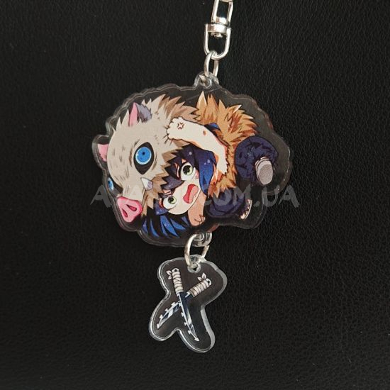 Брелок акриловый фигурка Demon Slayer  БРФ-0013-12 Брелок акриловый фигурка Demon Slayer  БРФ-0013-12
