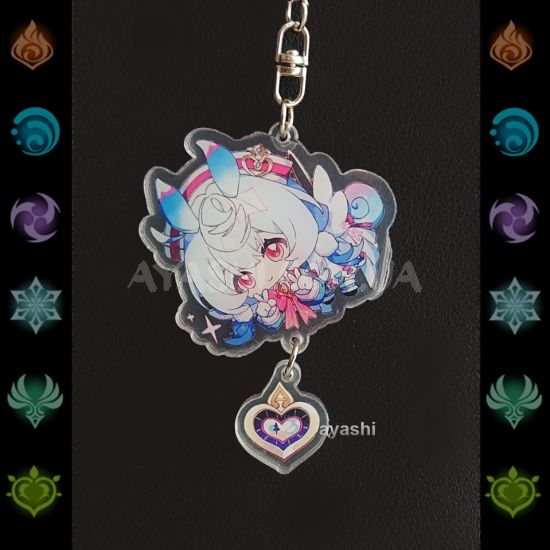 Брелок акриловий фігурка Genshin Impact БРФ-0014-102 Сіджвін з підвіской Брелок акриловий фігурка Genshin Impact БРФ-0014-102 Сіджвін з підвіской