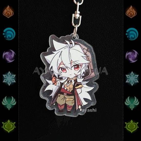 Брелок акриловый фигурка Genshin Impact  БРФ-0014-65 Рэйзор  Брелок акриловый фигурка Genshin Impact  БРФ-0014-65 Рэйзор 