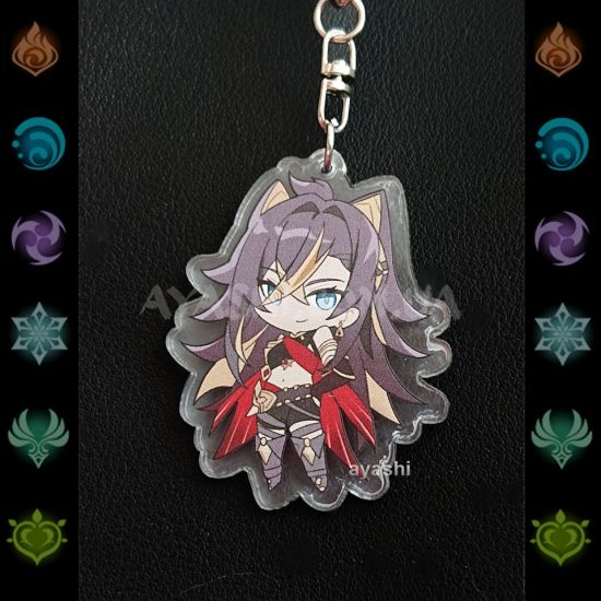 Брелок акриловий фігурка Genshin Impact БРФ-0014-80 Дехья  Брелок акриловий фігурка Genshin Impact БРФ-0014-80 Дехья 